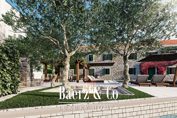 photo 6 Dubrovnik - surroundings, two stone buildings, first row to the sea