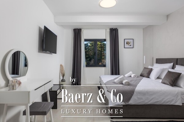 photo 14 Island of Krk, Malinska, luxury villa with two apartments in the first row to the sea