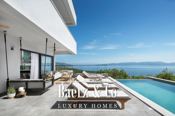 photo 4 Istria, the vicinity of Labin - a beautiful villa with an enchanting view of Kvarner