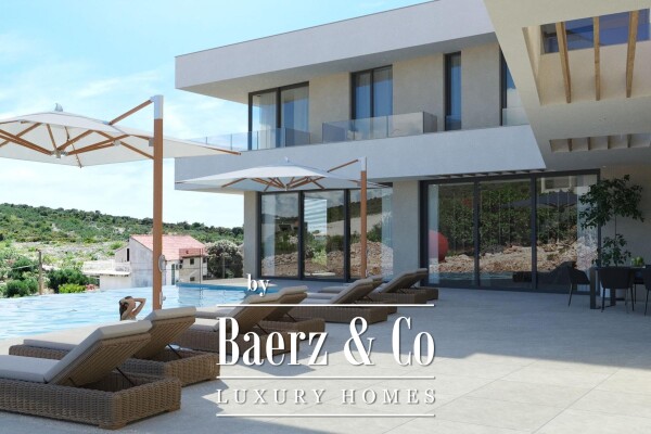 photo 1 Rogoznica, attractive villa second row by the sea with an open view