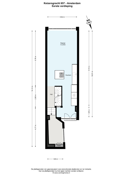 Floor Plan 4 - Keizersgracht 657