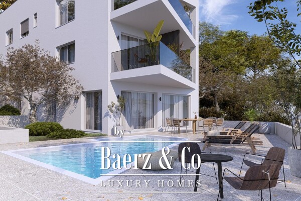 photo 2 Čiovo, Okrug Gornji, luxurious three-bedroom apartment with garden and swimming pool - first row