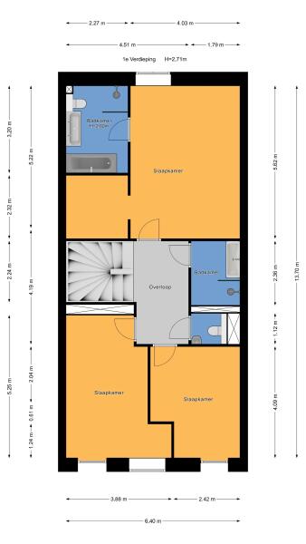 Floor Plan 3 - Thérèse Schwartzestraat 113