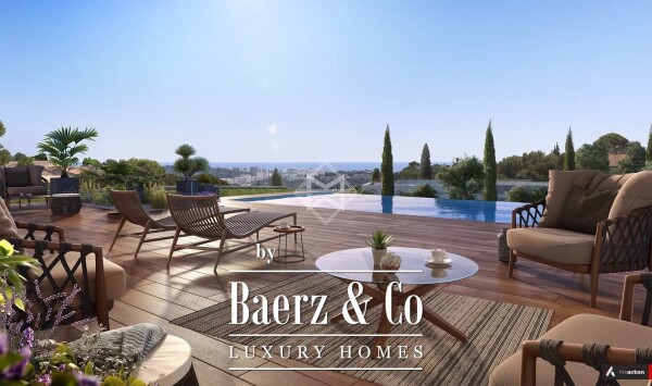 photo 2 Contemporary Villa in Mougins with Sea and Village View, in a gated estate