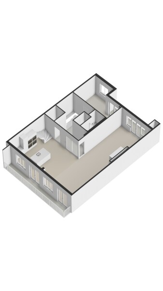 Floor Plan 5 - Albrecht Dürerstraat 17 3