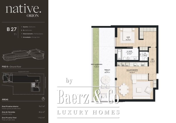 Floor Plan 1 - Belas Clube de Campo 