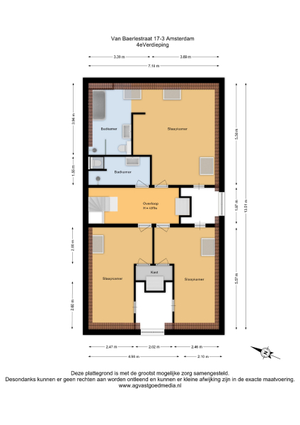 Floor Plan 7 - Van Baerlestraat 17 3