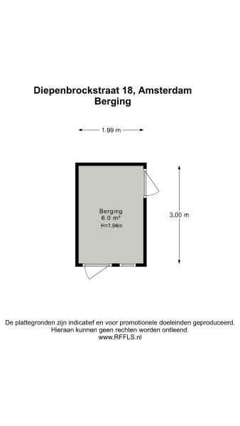 Floor Plan 13 - Diepenbrockstraat 18
