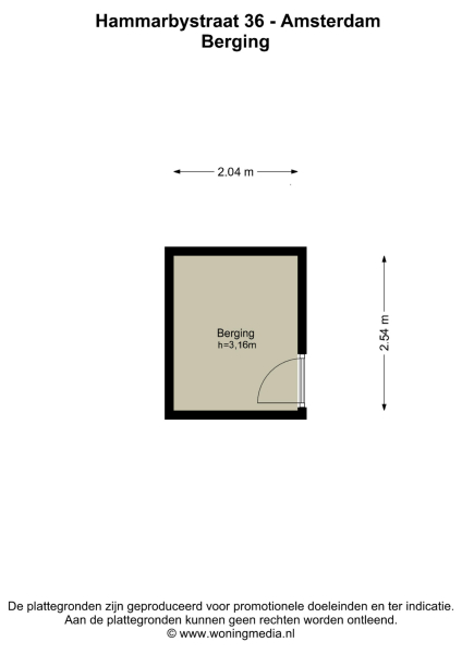 Floor Plan 4 - Hammarbystraat 36