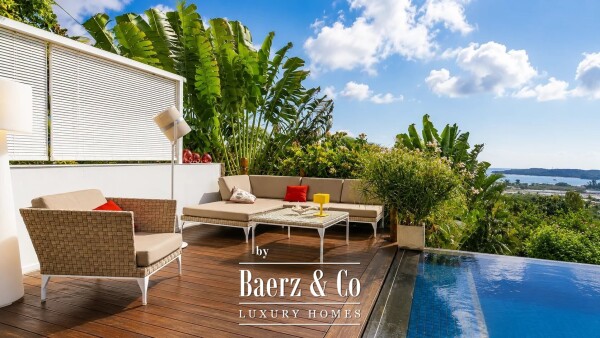 photo 3 PANORAMIC OCEAN VIEWS – INFINITY POOL – 4 BEDROOMS – PRESTIGIOUS HILLSIDE ESTATE