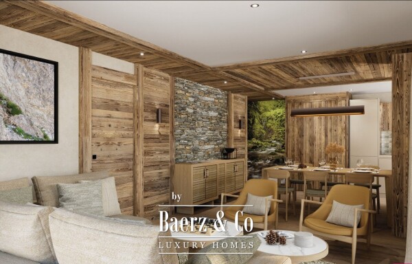 photo 5 Apartment with 2 bedrooms and a sleeping alcove - Village center - New development