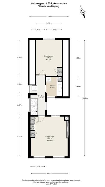 Floor Plan 5 - Keizersgracht 624