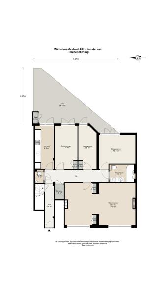 Floor Plan 3 - Michelangelostraat 22 H