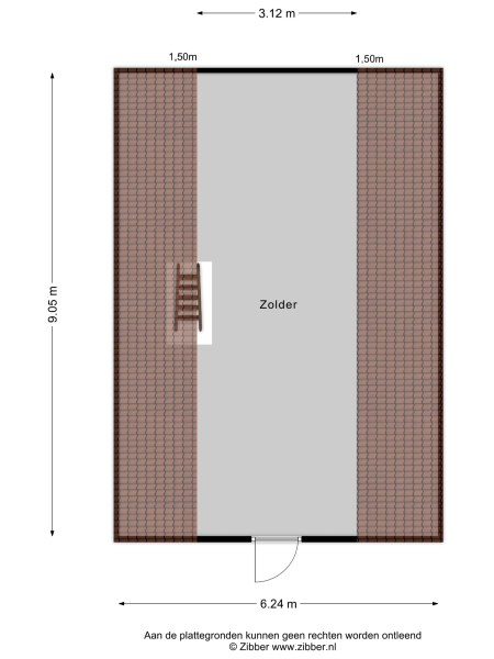 Floor Plan 3 - Haarbroeksteeg 6