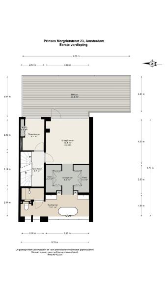 Floor Plan 5 - Prinses Margrietstraat 23