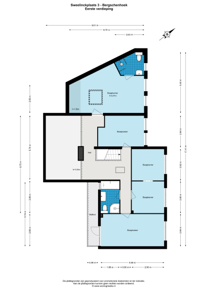Floor Plan 4 - Sweelinckplaats 3