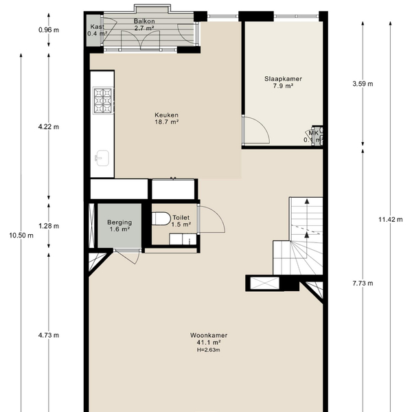 Floor Plan 3 - Van Tuyll van Serooskerkenweg 45 3